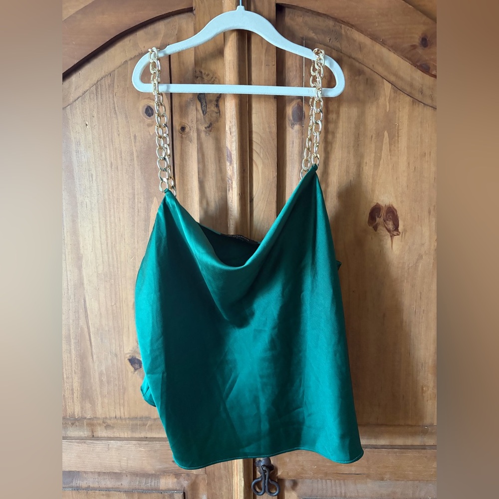 Olivaceous emerald green tank XL (fits smaller)